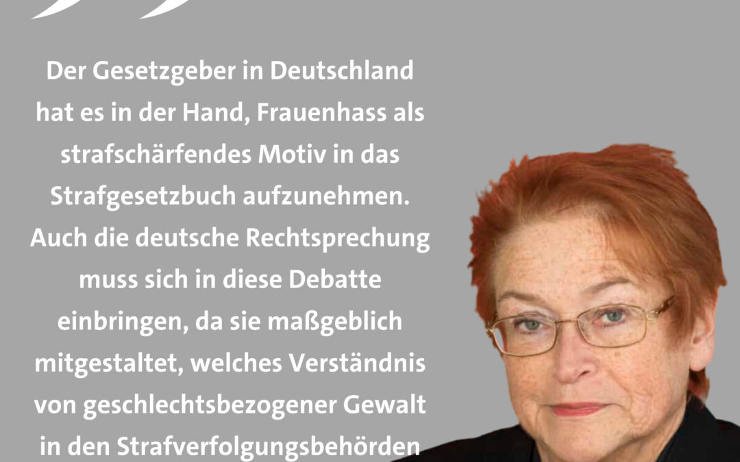 Femizide als Mord verurteilen – AG Frauen in der SPD Duisburg