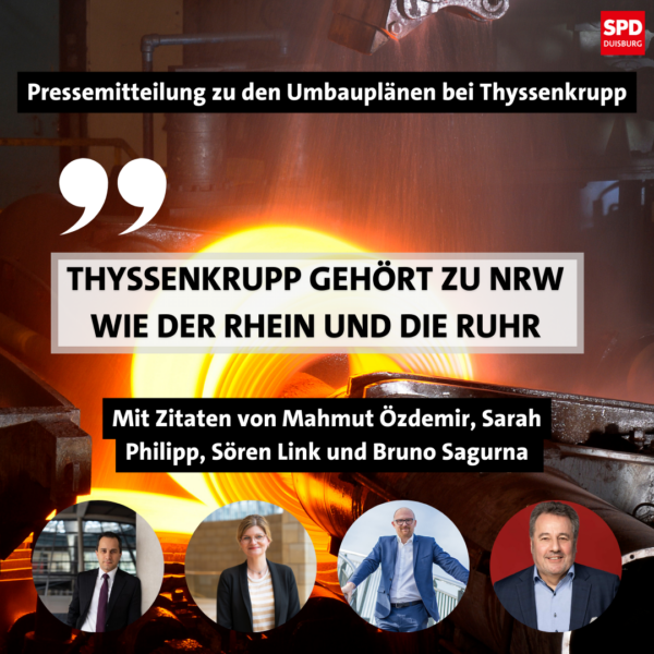 Umbaupläne bei Thyssenkrupp – Pressemitteilung